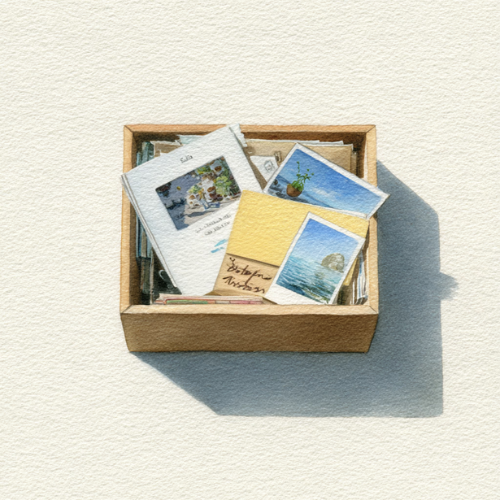 A box of mementos