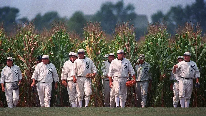 A scene from Field of Dreams