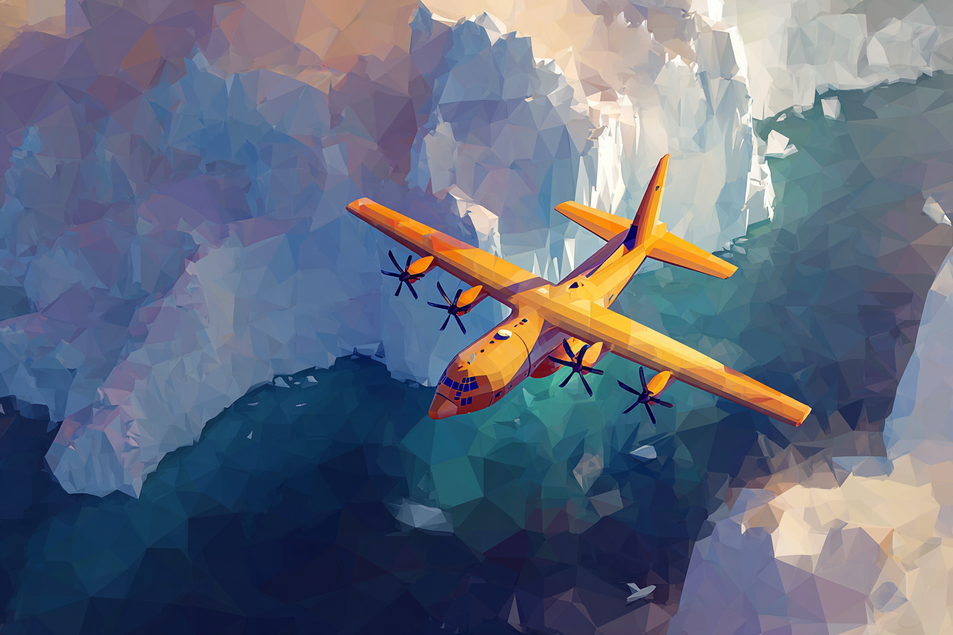 ski-equipped LC-130 Hercules aircraft 