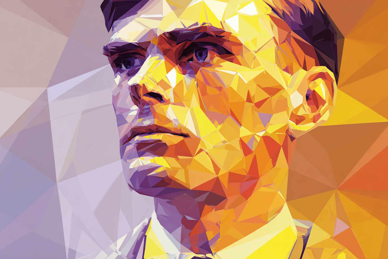An illustration of Alan Turing
